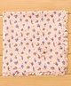 CUCUMBER Interlock Knit Towel With Ice Cream Print L 81.5 x B 80 cm - Peach