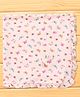 CUCUMBER Interlock Knit Towel With Birds Print L 80.5 x 80 cm - Off White
