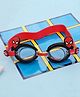 Yellow Bee Marvel Spider-Man Swimming Goggles with 3D Web Eye Design -  Red
