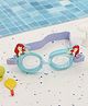 Yellow Bee Disney Princess Ariel Swimming Goggles with 3D Mermaid Design -  Blue