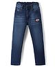 Pine Kids Denim Woven Full Length Jeans with Badge - Navy Blue