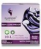 Flawsome Organic Pads L | Leak Protection | Soft Cotton | Rash-Free | High Absorbency | With Disposal Pouches | Pack of 10