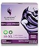 Flawsome Organic Pads XL | High Absorbency | Soft Cotton | Rash-Free | Toxin-Free | With Disposal Pouches | Pack of 10