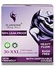 Flawsome Organic Pads XXL | Cotton Core | Rash-Free | High Absorption | Toxin-Free | With Disposal Pouches | Pack of 30
