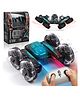 Super Toy Remote Control High Speed Rotate Stunt Racing 4 Wheel Drive Rechargeable Toy Car - Black