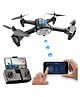 Super Toy Gel Blaster RC Drone with HD Camera WiFi Gravity Sensor, One Button Start/Landing, Flip Mode, Shoots 1000 Gel Balls, Headless Mode 360 Flip Stunt