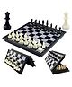 SUPER TOY Magnetic Chess Board 10 x 10 Inch Folding Board - Pieces Storage, Portable Travel Chess Game - Beginner Chess Set for Kids, 6 up Age