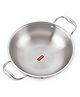 HAZEL Triply Stainless Steel Induction Bottom Kadhai, 1.2 Litre, 18.5 cm