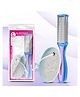 Majestique Foot Scraper & Pumice Stone Set, Dual Action Foot File & Pedicure Scrubber for Dead Skin, Cracked Heels & Calluses Removal, Smooth, Soft Feet Every Day - 2Pcs (Multicolour)