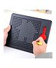 Enorme Magnetic Board Doodle Drawing  Writing Pen Ball Beads Pad for Kids - Multicolor