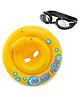 Enorme Swimming Pool Baby Float Ring Tube with Adjustable Swimming Goggles