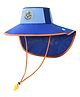 Little Surprise Box  Vehicle Printed Cap With String - Blue- Diameter- 52 cms