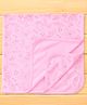 Pink Rabbit Interlock Knit Little Friends Printed Towel L 81 x B 81 cm - Pink