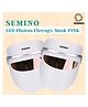 Semino Advanced LED Light Therapy Face Mask DIY Reduces Wrinkles, Anti Aging - Facial Glow Mask For Clear Skin