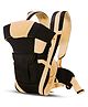 Kidsmate 6-in-1 Baby Carrier Bag with Hip Seat | Adjustable Straps & Padded Support | Multi-Carry Options Perfect for Parents & Ultimate Comfy Carry Bag for Babies 6-18 Months | Max Load 18kg - Black