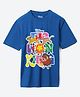 Wear Your Mind Cotton Disney The Lion King Featuring Half Sleeves Characters Printed Oversized Tee - Royal Blue