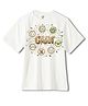 Wear Your Mind Cotton Marvel Avengers Featuring Half Sleeves We Are Groot Text Printed Tee - Off White