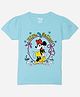 Wear Your Mind Cotton Disney Mickey & Friends Featuring Half Sleeves Minnie Mouse Printed Tee - Sky Blue