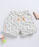 Biskid Cotton Leaves Printed Shorts - Multi Colour