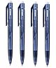 Lineplus Ballpoint Pen Abraxa 0.7mm Pack of 4 Blue