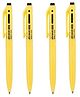 Lineplus Balpoint Pen Abraxa 0.5mm Pack of 4 Black