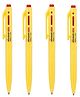 Lineplus Ballpoint Pen Abraxas 0.5mm Pack of 4 Red
