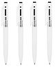 Lineplus Ballpoint Pen Abraxa 1.0mm Pack of 4 Black