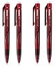 Lineplus Ballpoint Pen Abraxas 1.0mm Pack of 4Red