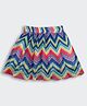 Barbie by Tiny Girl 100% Cotton Chevron Printed Pleated Skirt - Hot Pink