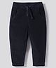 Bonfino Cotton Lycra Woven Full Length Solid Balloon Fit Corduroy Trouser - Navy Blue