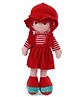 Starwalk Candy Doll With Dungaree Style Frock Red - Height 60 cm