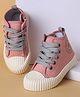 Cute Walk by Babyhug Casual Shoes with Lace up Closure - Pink