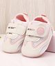 Babyoye Velcro Closure Booties With Patch - Pink