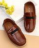 Cute Walk by Babyhug Slip On Loafers With Applique - Brown