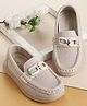 Cute Walk by Babyhug Slip On Solid Loafers - Beige