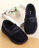 Cute Walk by Babyhug Slip On Solid Loafer - Navy Blue