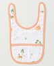 Aariro Organic Cotton Classic Muslin Bib Wild Safari - Brown