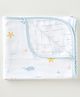 Aariro Organic Cotton Reversible Muslin Blanket Under the Sea