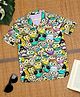 The Lion and the Fish Viscose Half Sleeves Owls Printed Shirt - Multi Colour