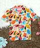 The Lion and the Fish Viscose Half Sleeves Fruits Printed Shirt - Multi Colour