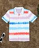 The Lion and the Fish Half Sleeves Tie Dye Shirt - Sky Blue