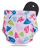 Devico Leakage Proof Reusable Cloth Diaper With 5 Layer High absorbent Pad Pack of 1- Pink