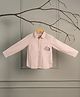 PURPLE UNITED KIDS Cotton Full Sleeves Striped Shirt - White & Peach