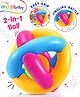 Intellibaby Grip Rattle Ball for Infants & Toddlers | Sensory Toy for Brain Development | Builds Motor Skills & Auditory Stimulation | Multicolour | Paediatrician Approved |BIS Certified |For Gifting