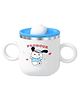 THE LITTLE LOOKERS Stainless Steel Sipper Bottle for Kids/Double Wall & Sipper Cups with Straw/Travelling Sipper Bottle for Kids - White (Print May Very) - 280 ml