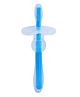 THE LITTLE LOOKERS Baby Silicone Tongue Cleaner/Tung Cleaner/Baby Toothbrush for New Born Baby Upto 0-3 Years (Blue)
