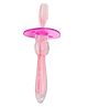 THE LITTLE LOOKERS Baby Silicone Tongue Cleaner/Tung Cleaner/Baby Toothbrush for New Born Baby Upto 0-3 Years (Pink)
