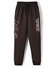Smarty Boys Sinker Knit Full Length Lounge Pant with Space Print - Dark Brown