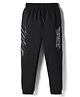 Smarty Boys Sinker Knit Full Length Lounge Pant with Space Print - Black
