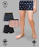 TRESNOVA Cotton Pack Of 3 Anti Microbial Finish & Smart Waistband Technology Football Printed & Striped Soft Briefs  - Navy Blue Orange & Black
